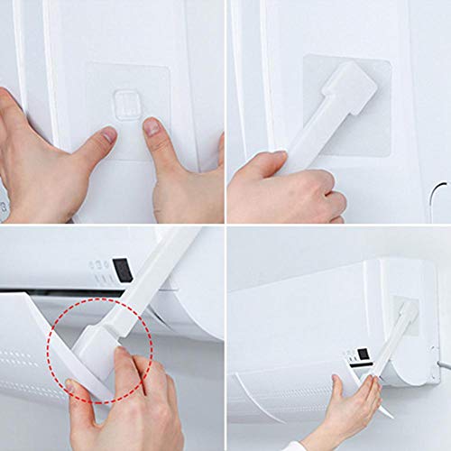 Capa de ar condicionado ajustável para para-brisa e defletor de ar condicionado