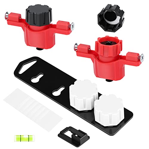 WANGCL Schlüsselloch-Begleiter, keine Messung nötig, um Schlüsselloch-Schlitzbefestigungen an Wänden, Schränken usw. zu markieren, wiederverwendbares Werkzeug zur Verwendung