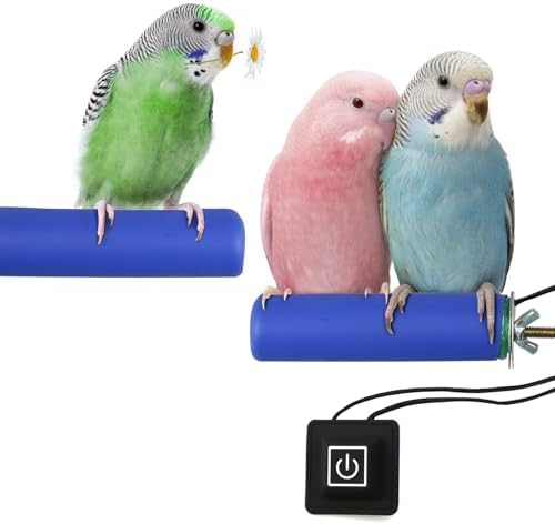 Heated Bird Perch for Winter - What You Didn't Know About These Must-Haves 8 Dual-Stick Bird Heating Perch for Parrots Birds, 3 Level Adjustable Thermo Perch Winter Warming Perch, Cage Mounting Gentle Heater for Medium-Large Bird Parrots