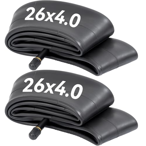 Chambre à air 26x4.0 anti-crevaison pour e-bike et pneu VTT fat bike 26x4.25 valve AV 2pcs