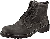 Exterior: piel ara Jan 1124701, Botas Desert Hombre, Gris (Grey 25), 44 EU