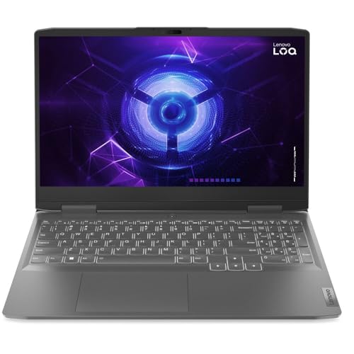 Image of Lenovo LOQ 15ARP9 Gaming Laptop - 15.6 inch FHD IPS - 144Hz 4-Core AMD Ryzen 5 7235HS - 48GB DDR5 4TB SSD - NVIDIA GeForce RTX 4050 6GB GDDR6 - Wi-Fi 6 - Numeric Keypad - 720p HD Camera - W11H