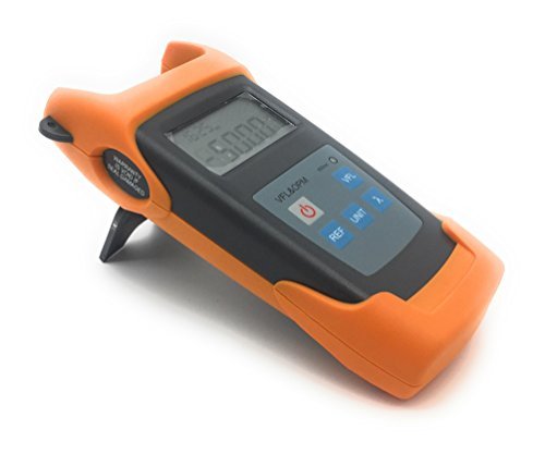 FiberShack - Premium Handheld Fiber Optic Power Meter with in-Built 10mW VFL Light Source. English Instructions Included