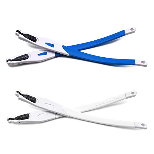 Gomas para Oakley Crosslink de repuesto antideslizantes azul y blanco