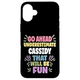 CASSIDY Personalized Women's Gift Custom CASSIDY スマホケース iPhone 16 Plus 用
