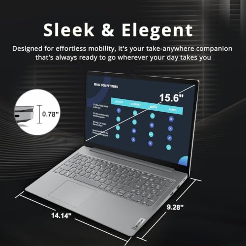 Image of Lenovo Laptop Computer V15, AMD Ryzen 5 7520U, 8GB RAM, 512GB SSD