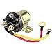 Dweekiy Starter Relay 12-24V 150A Manual Normally Open Black Screw Mount Relay for Motorcycles Cars