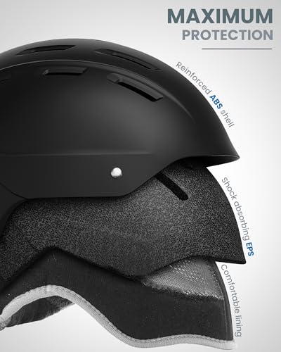 OutdoorMaster Kelvin II Ski Helmet and Wireless Bluetooth Set - Adjustable Fit Snowboard Helmet with Drop-in Headphone - Snow Sports Helmet for Men Women & Youth - Image 5