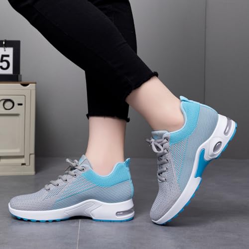 Image of Padgene Womens Sneakers Air Cushion Running Shoes Lightweight Tennis Walking Shoes Mesh Breathable Gym Work Fashion Sneakers Athletic Comfortable Casual