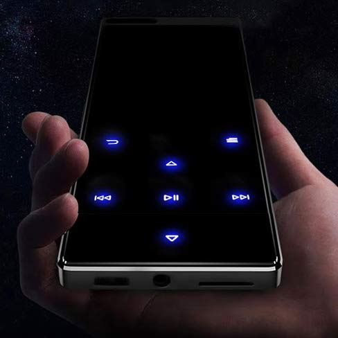 Mp3 Mp4 Player Bluetooth Ruizu D15 8gb Metal Gravador Bateria 80 Horas Multimídia Alto-falante Fone