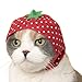 Kitan Club Cat Cap - Pet Hat Blind Box Includes 1 of 6 Cute Styles - Soft, Comfortable - Authentic Japanese Kawaii Design - Animal-Safe Materials, Premium Quality (Fruit)