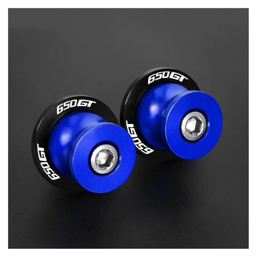 Tornillos deslizantes CF MOTO 650 GT aluminio anodizado azul basculante