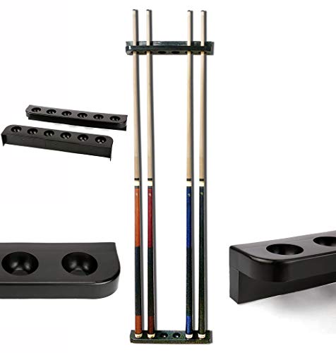 Tai ba cues Set of 4 Pool Cue Stick (18oz + 19oz + 20oz + 21oz) with Cue Rack, 13mm Tip, 58", Hardwood Canadian Maple Professional Billiard - Thumbnail 5