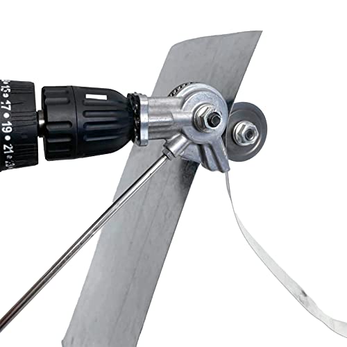 Metal Nibbler Drill Attachment, Safe and Durable Electric Drill Plate Cutter Attachment Electric Drill Shears for DIY Fabrication and Metal Cutting