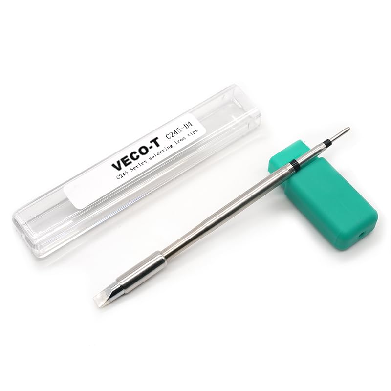 Image of C245-D4 Soldering Iron Tips,Compatible with T245 Soldering Station,Ideal for Repair Mobile Phone Motherboard Watch