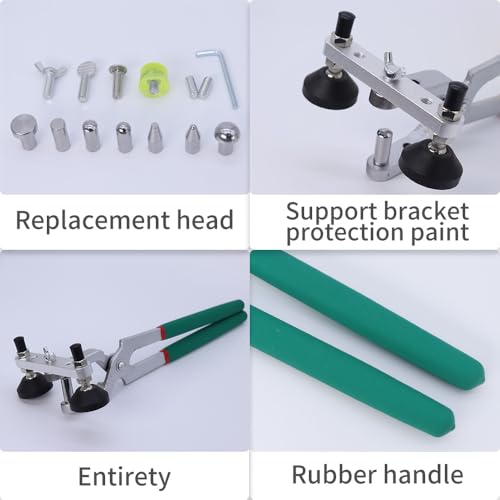 Image of Paintless Dent Repair Kit Fender Edge Plier Heavy Duty Car Door Panel Dent Puller Fix Tool Metal Crimp Vise Auto Fender Panel Leaf Edge Pliers Repair Tools