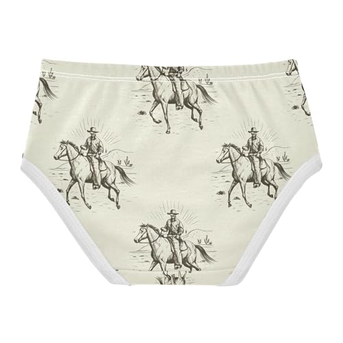 Western Cowboys Horses Toddler Girls's Underwear 2T 202c12622