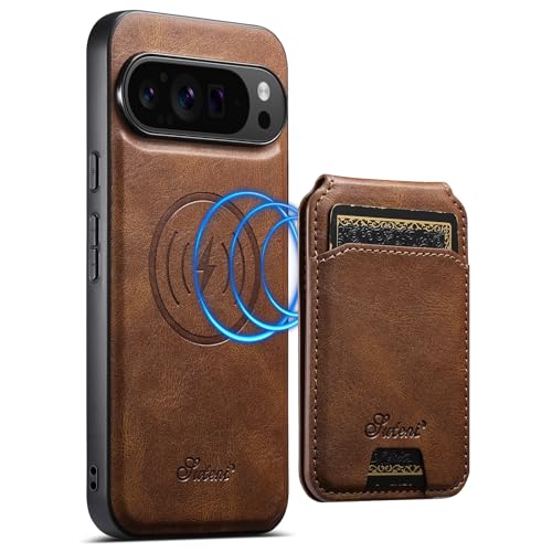 Étui en cuir Google Pixel 10 Pro marron protection premium antichoc