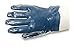 Produktbild enviro GLOVE - 12 Paar Nitril-Handschuh vollbeschichtet in blau - flexible Arbeitshandschuhe - zweifach getaucht - Größe 10