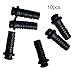 KLOOKY 10 Pcs 4/5mm Cable Gland Connector Rubber Strain Relief Cord Boot Wire Sleeve PVC Power Tool Hose Wire Cover Cable Gland(5mm - White)