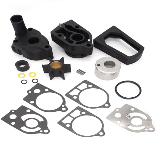 Image of QuickMarine 77177A3 Water Pump Impeller Repair Kit for Mercury Marine 30 JET 35-70 HP Outboard Motors Replacement 46-77516A3 46-77177A3 Sierra 18-3322 Boat Engine