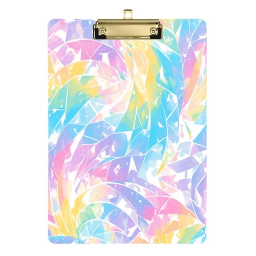Lightslategray 絞り染めクリップボードフック 標準穴 教室用品 教師用 小学校サイズ 9 x 12