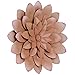 Everydecor Succulent Metal Flowers Wall Decor – Pink, Hand Painted, 3D Flower Art Decoration for Living Room, Bedroom, Kitchen, Bathroom - Floral Decor for Indoor & Outdoor Use