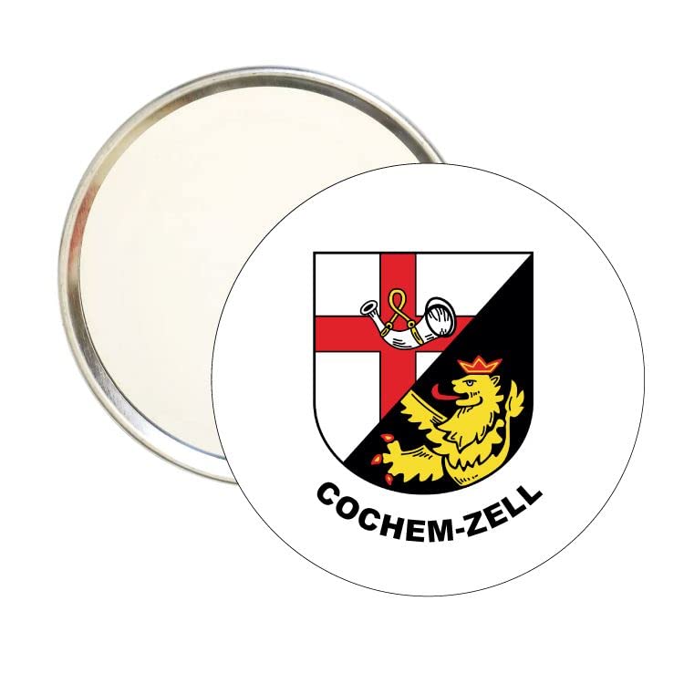 ROUND MIRROR. HARMONIAL SHIELD COCHEM-ZELL GERMANY