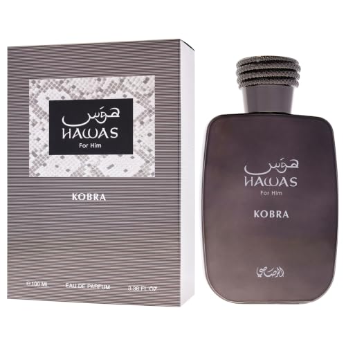 RASASI Hawas Kobra | Citrus, Spicy, Woody, Amber - Eau de Parfum Spray Long-Lasting Fragrance for Men, 3.38 Ounce / 100 ml - Image 5