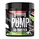 Warrior Pump Pre-Workout Pulver 225 g – Stickoxid-Ergänzung – ohne Stimulanzien, koffeinfrei – enthält Citrullinmalat, zyklisches Dextrin für Energie und Konzentration – 30 Portionen (Erdbeer-Kiwi)