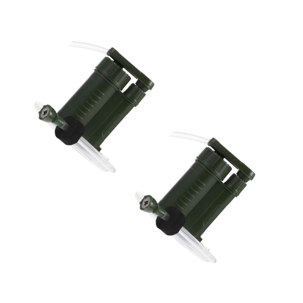 BESPORTBLE 2pcs Portable Emergency Water Filter Purifier for Outdoor Survival Lightweight and Compact Water Filtration Device for Camping Hiking and Travel for Natural