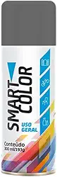 Tinta Em Spray 300ml Para Madeira, Plástico, Metal, Cerâmica Uso Geral Acabamento Brilhante Cores Unidade Escritex (Cinza)