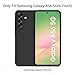 AK for Samsung Galaxy A56 5G Case, Stylish Slim Liquid Silicone Full-Body Protective Cover for Samsung Galaxy A56 5G Phone Case (Black)