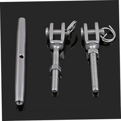 Tensor de cable con cuña de acero inoxidable resistente para uso industrial, tornillo para tensar cable miniatura 6