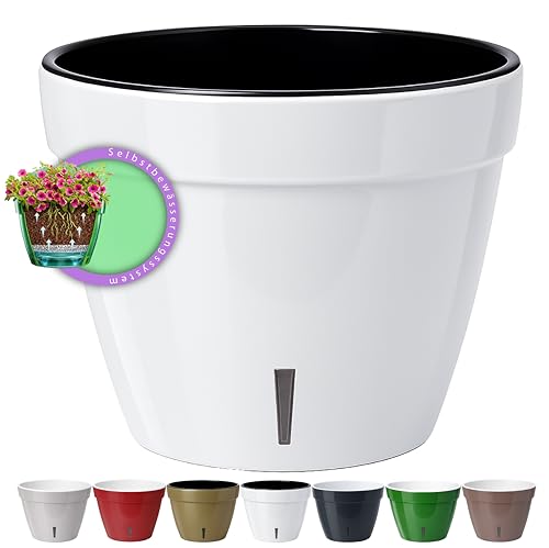 Santino ASTI 30CM Selbstwässernder Blumentopf mit Wasserstandsanzeiger -...