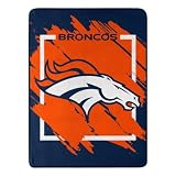 Northwest Enterprises NFL 46x60 Dimensional Design Micro Raschel Throw Blanket (Denver Broncos)
