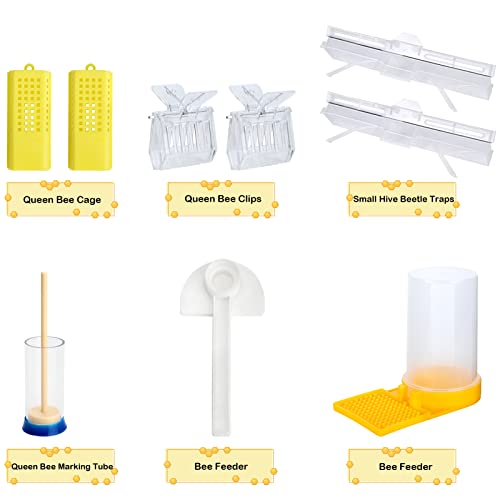 Blisstime Beekeeping Supplies, Bee Keeping Starter Kit 26 Pieces Beekeeping Tools Bee Keeping Supplies-All Kit Bee Hive Tools For Beginners And Professional Beekeepers #TOP3