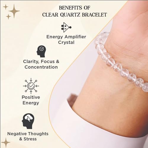Image of Stone Bracelet for Men & Women | Natural Crystal for Wealth | Protection | Confidence & Success | Adjustable Healing Bracelet for Meditation | Reiki & Spiritual Energy