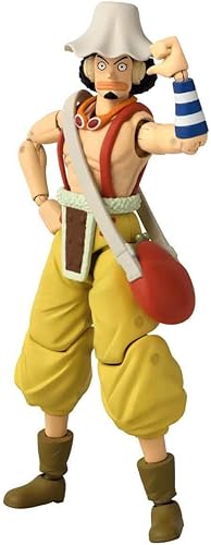 Miniatura 4 de BANDAI Anime Heroes - Figura de acción de Usopp de una pieza, figura de anime articulada de Usopp de 6.7 in con accesorios adicionales, figuras de