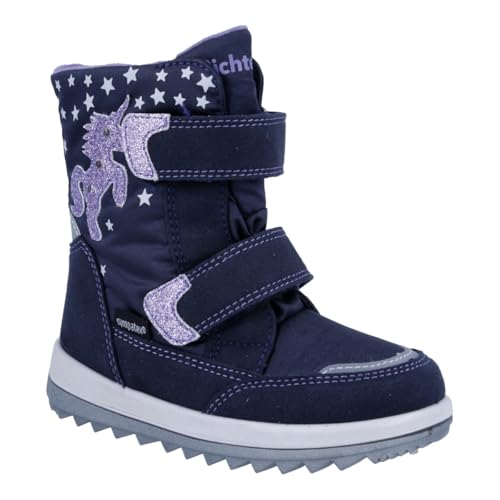 Richter Kinderschuhe Husky 2.0 Schneestiefel, Atlantic/Orchid, 34...