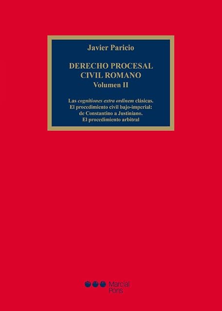 Portada de Derecho Procesal Civil Romano Vol. II