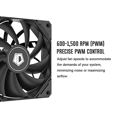 ID-COOLING SE-224-XTS CPU Cooler - 4 Heatpipe Air Cooler with 120mm PWM Fan for Intel LGA1700/115X/1200; AMD AM4/AM5 - Image 5