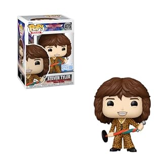 Funko Steven Tyler in Leopard Print Suit Exclusive Pop Rocks Vinyl Figure 475 - Les Beatles, Paul McCartney, John Lennon, RIngo Starr, George Harrison
