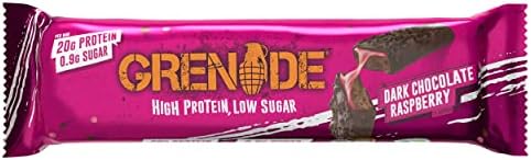 Grenade Carb Killa Dark Chocolate Raspberry High Protein Bar, 60g