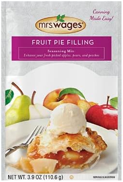 Mrs. Wages Fruit Pie Filling Seasoning Mix (VALUE PACK of 12), 3.9 Ounce