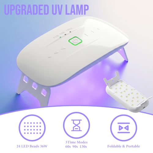Image of FUHITIM UV Resin Jewelry Making Kit, UV Resin Kit with Light and Molds 400g | Crystal Clear UV Resin,DIY Jewelry Making Kit, Resina Starter Kits for Keychain Earring Necklace Rings and More