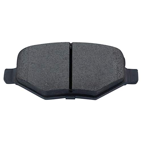 Image of TRQ Performance Rear Brake Pad and Rotor Set Ceramic Slotted Drilled G