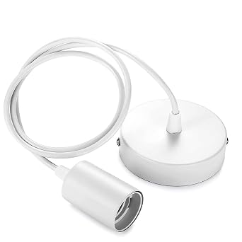 Kit Suspension E27, Hanging Lamp Socket Cord Set for Home Decor 220-240V
