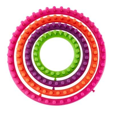 Knit Quick™ Knitting Round Loom Set, by Loops &...