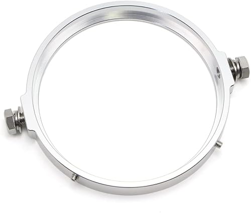 Dreamseek Soporte de anillo de montaje redondo para faros delanteros de motocicleta de 5.75 pulgadas para Harley Sportster XL883 XL1200 Yamaha Honda